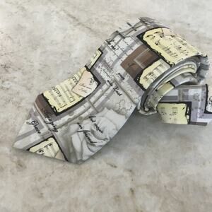 LARSON TIE "AMAZING GRACE PRINT"